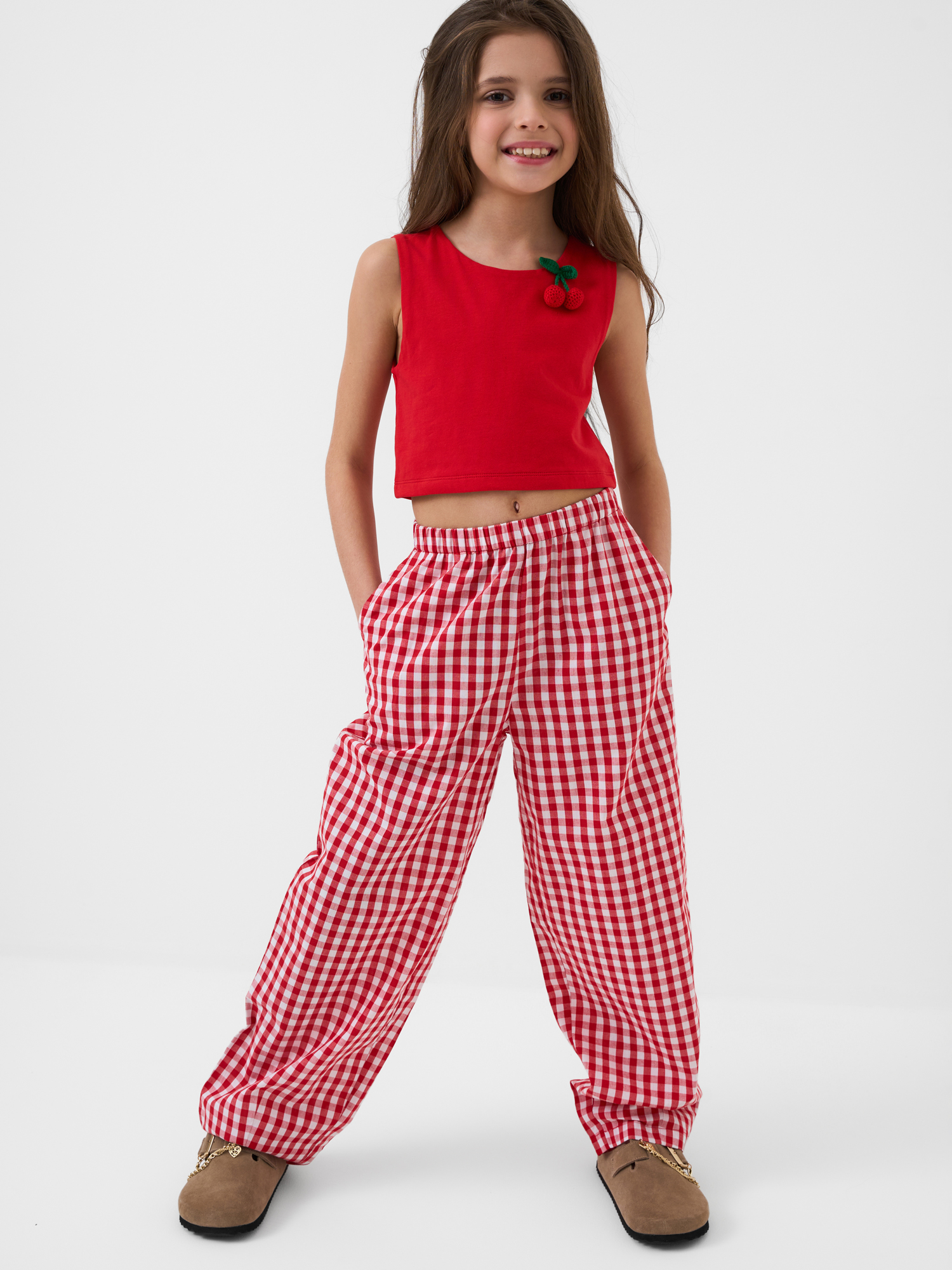 Топ и брюки PlayToday 12621571 - фото 1