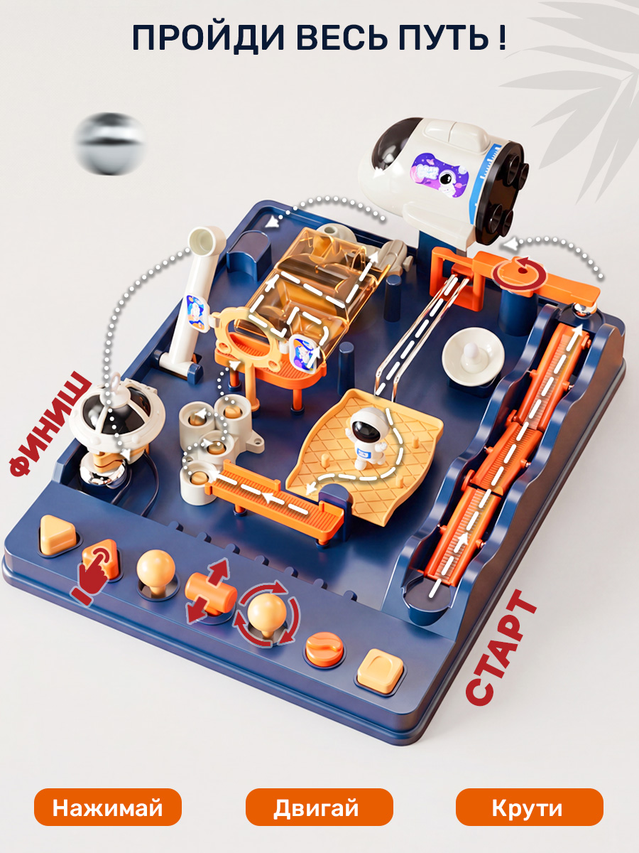 Настольная игра TIPTOPOLIS "Умный лабиринт" Космос - фото 3