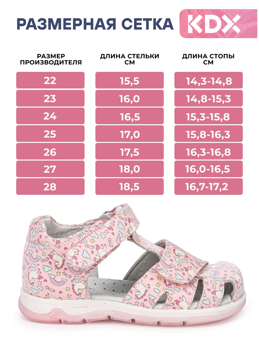 Сандалии KDX FL-18 pink - фото 5