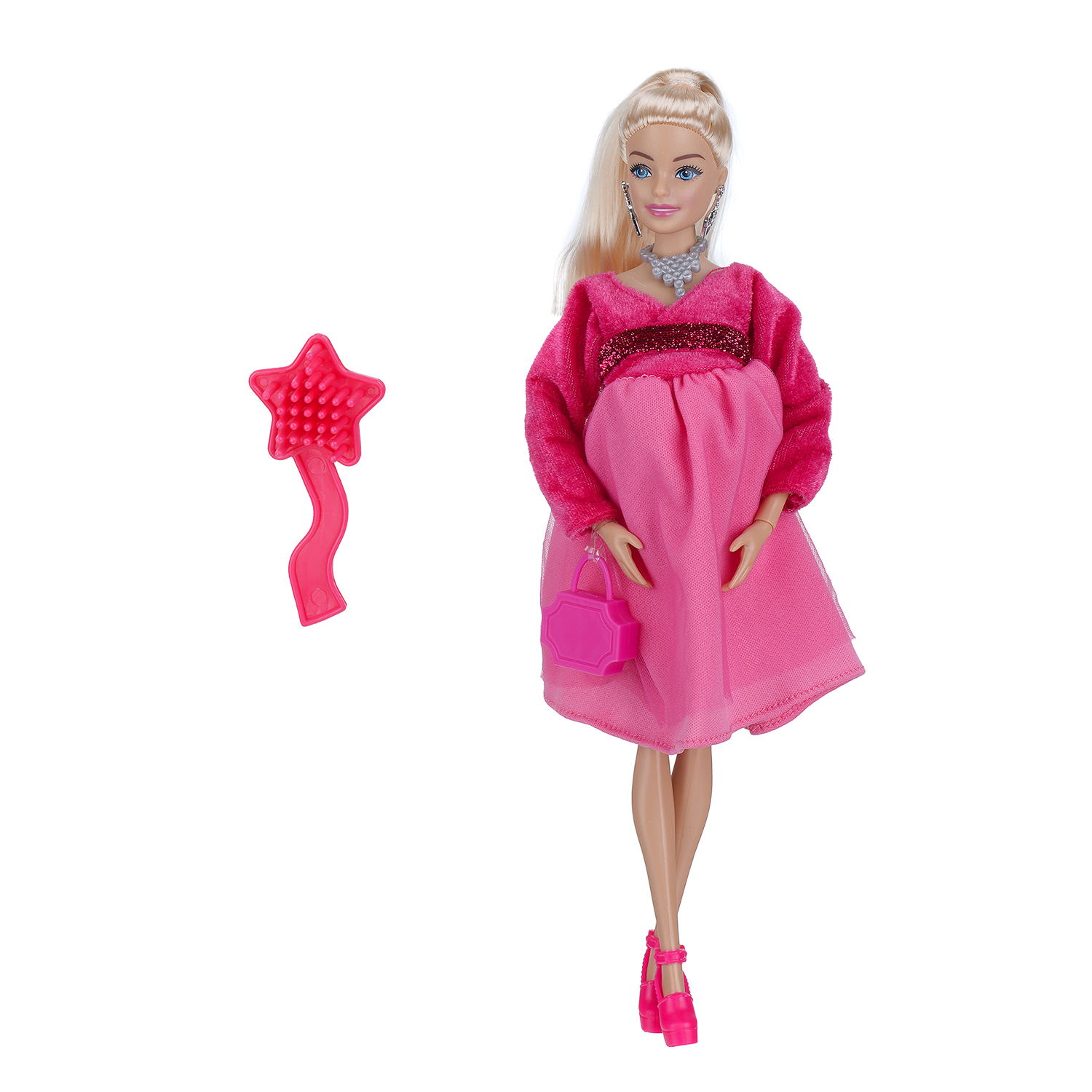 Кукла модельная Карапуз София Беременная высота 29 см 411390 - фото 2