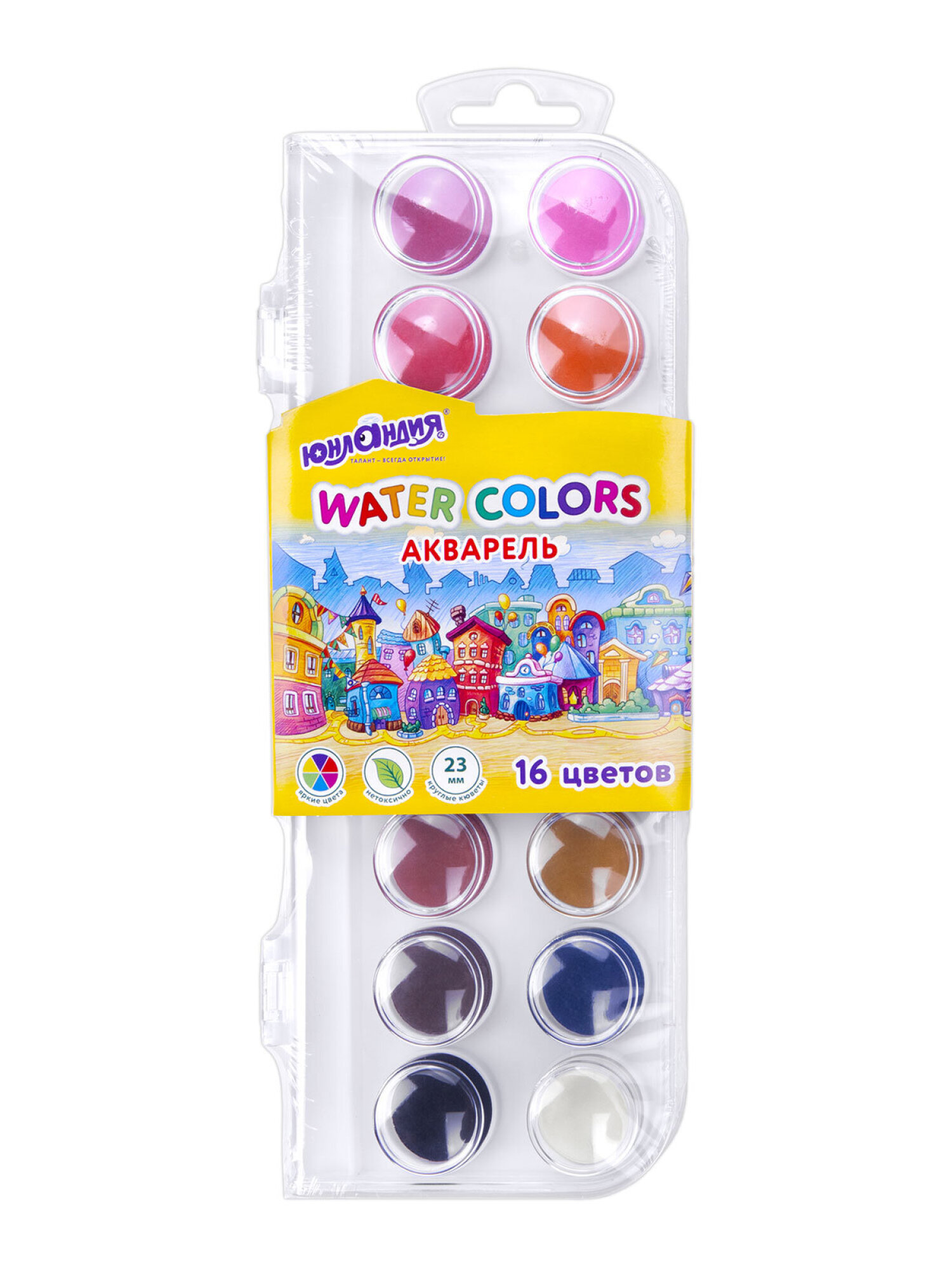Краски акварель Юнландия 16 цв. - фото 7