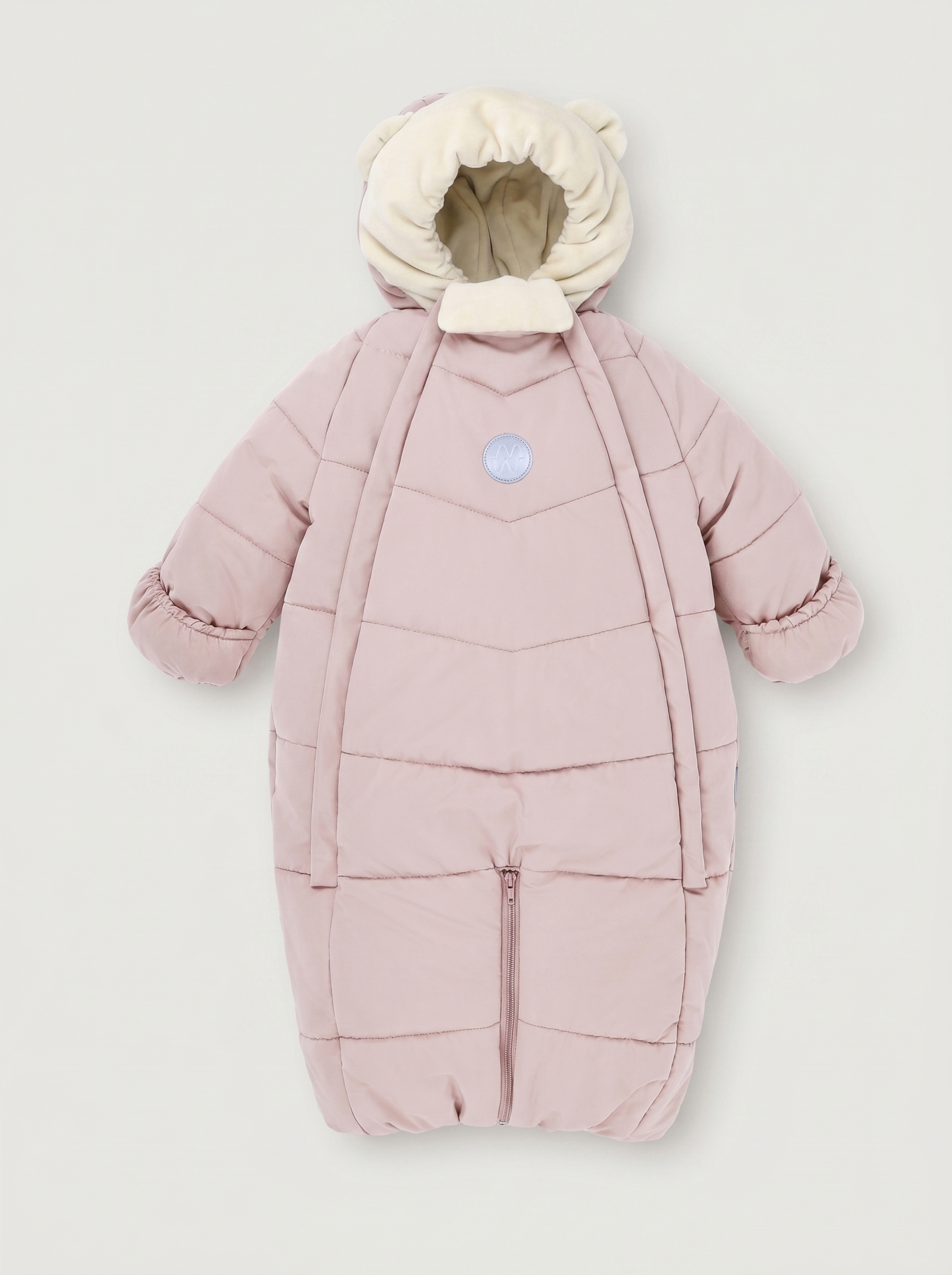 Комбинезон NIKASTYLE 8з0126 пудра - фото 8