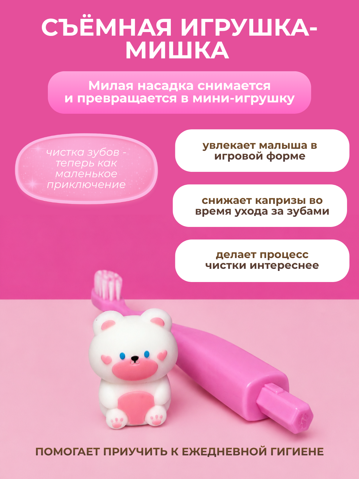 Зубная щетка классическая Чистый Зуб от 0 лет 1 шт. - фото 2