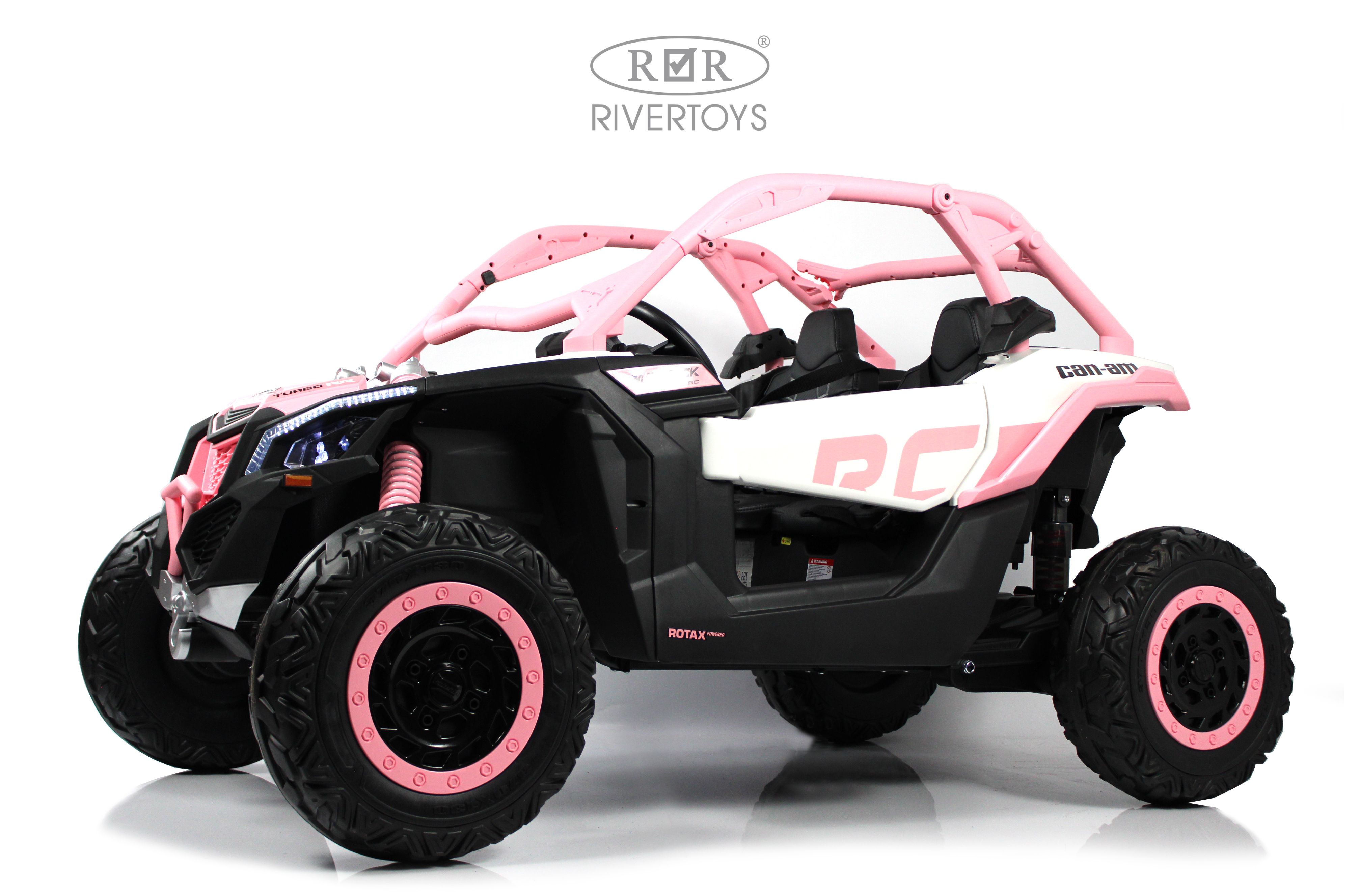 Электромобиль RIVERTOYS Y111YY-LIGHT-PINK С пультом ДУ - фото 15