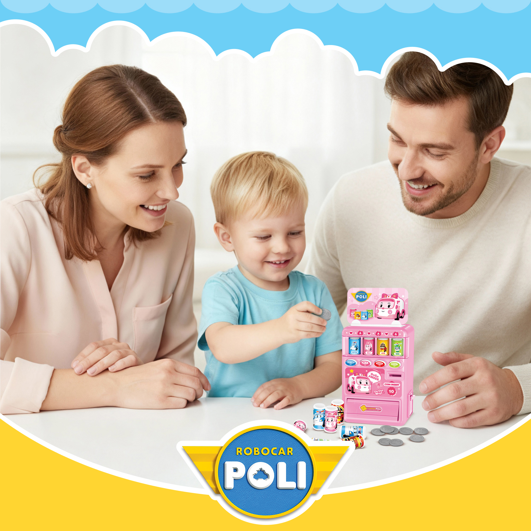 Игровой набор РОБОКАР ПОЛИ Вендинговый автомат Эмбер - фото 7