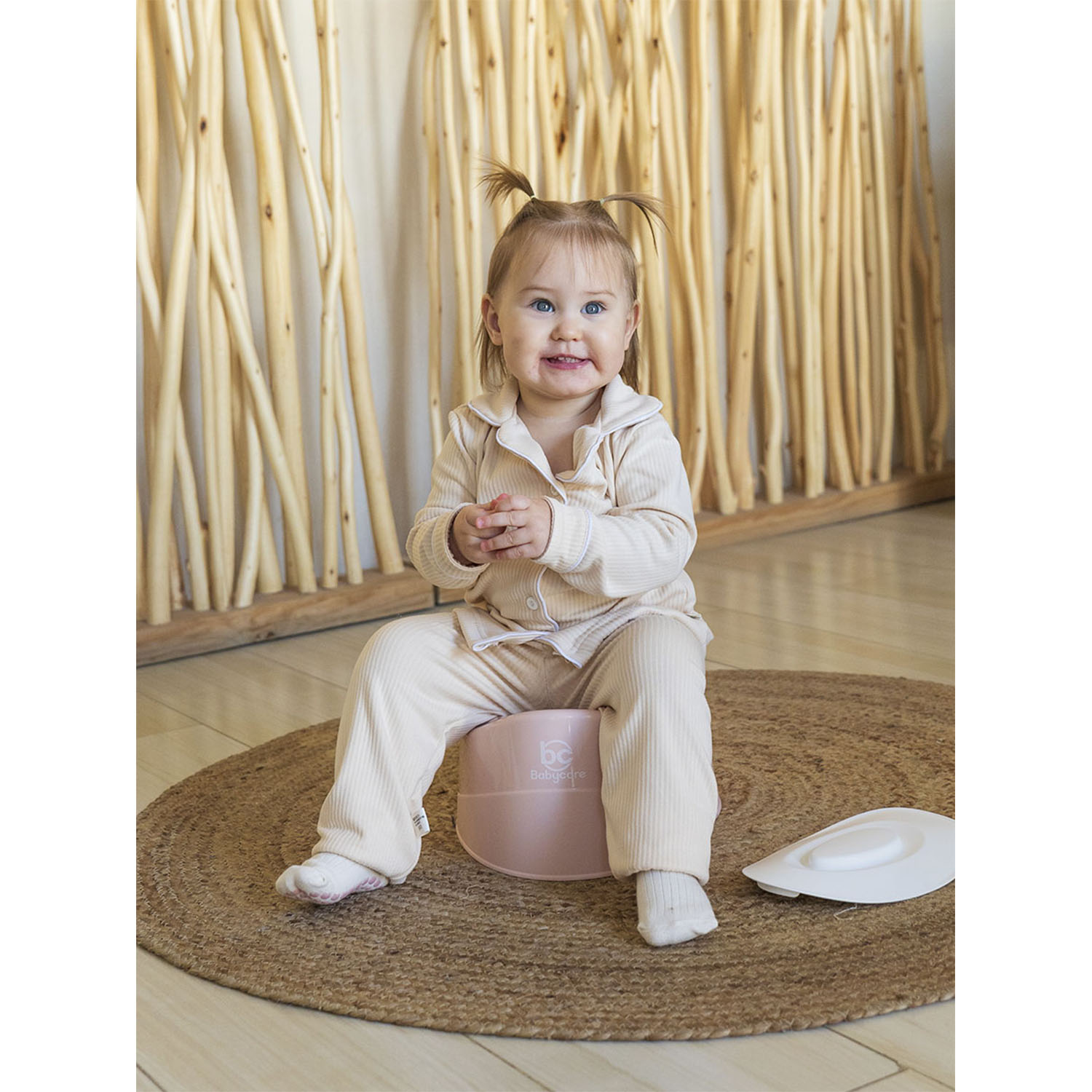 Горшок детский BabyCare Charly розовый-белый - фото 12