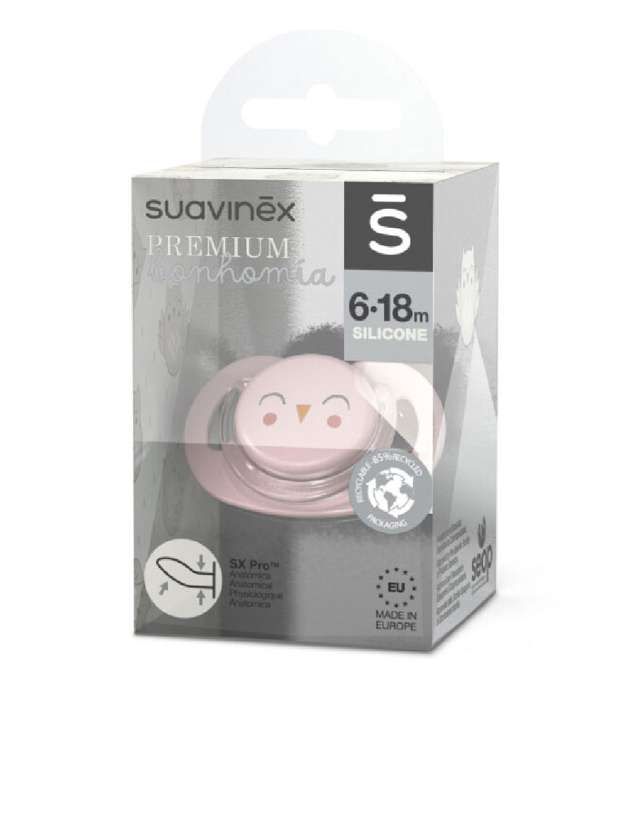 Пустышка Suavinex силикон анатомическая от 6 мес. - фото 4