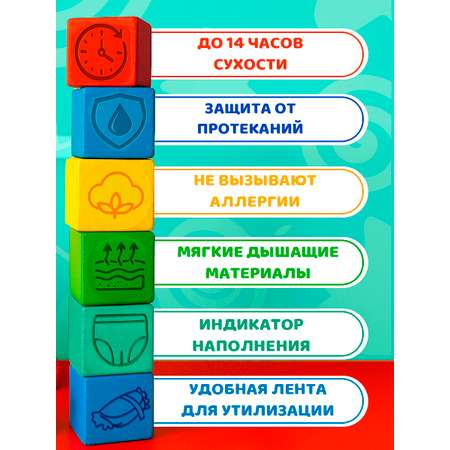 Трусики Mikko Bear Premium M (6-10 кг) 62 шт.