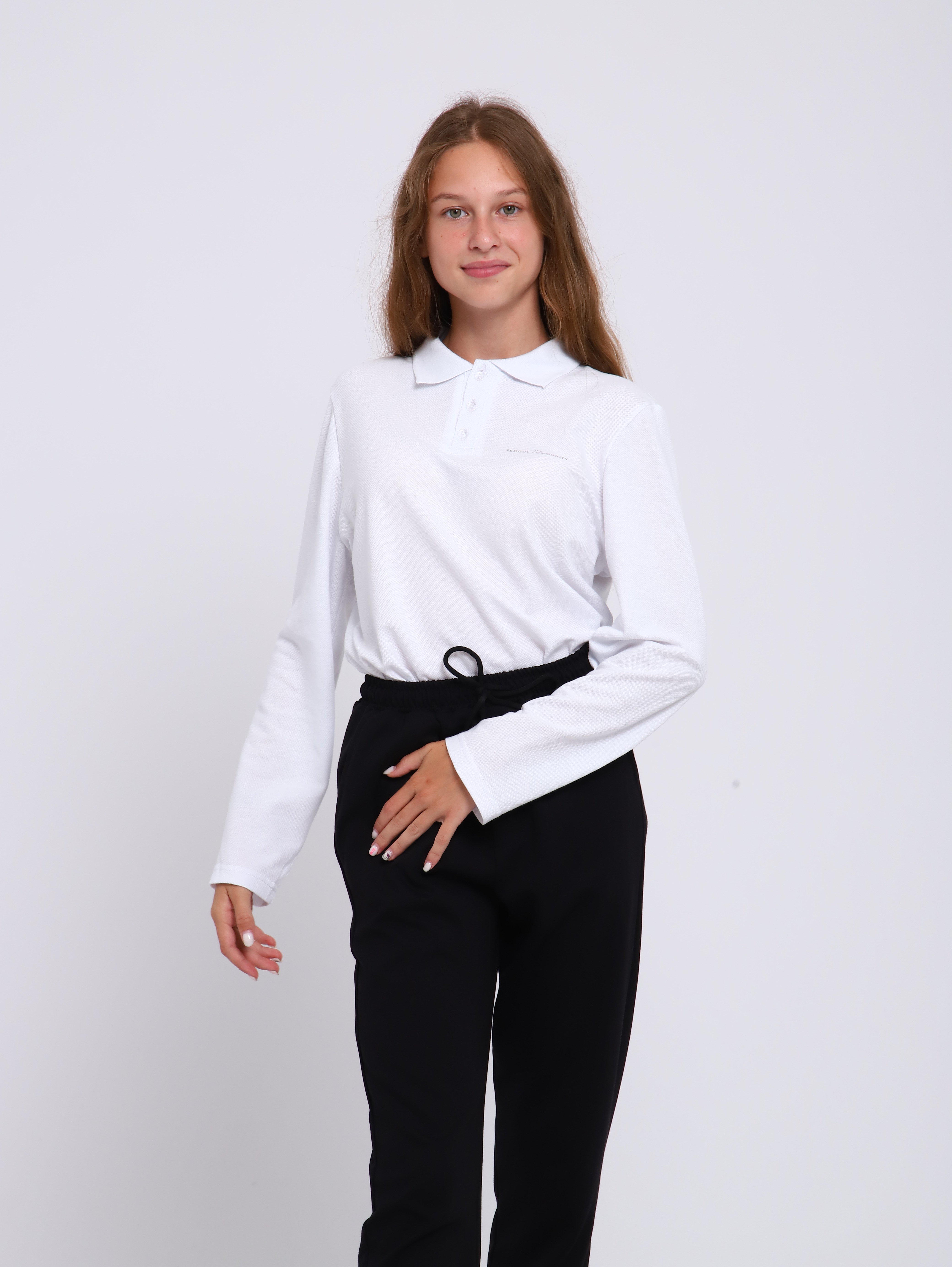 Поло ЛАДОШКИ Рубашка Василий белый - фото 15