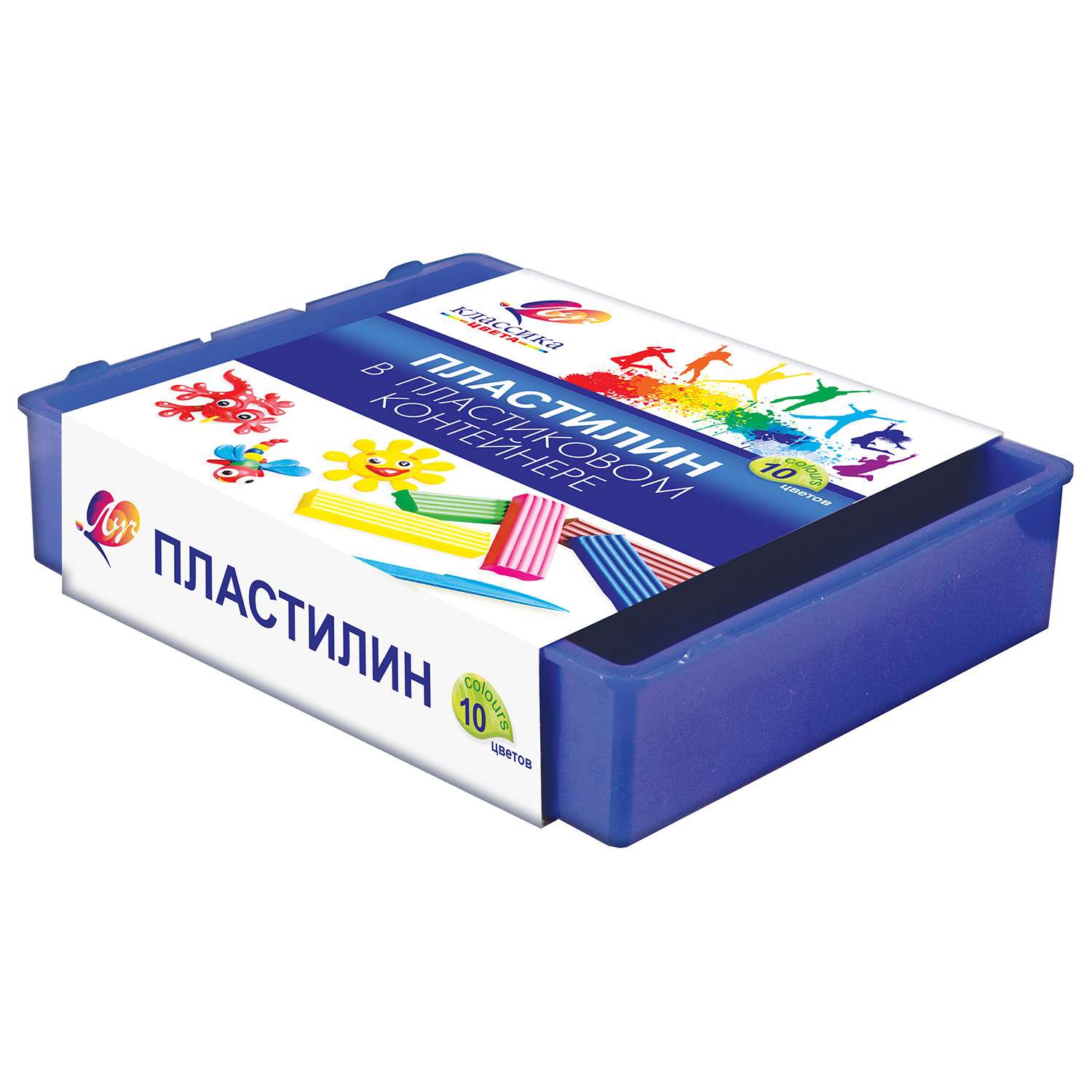 Пластилин Луч 10 цв. - фото 2