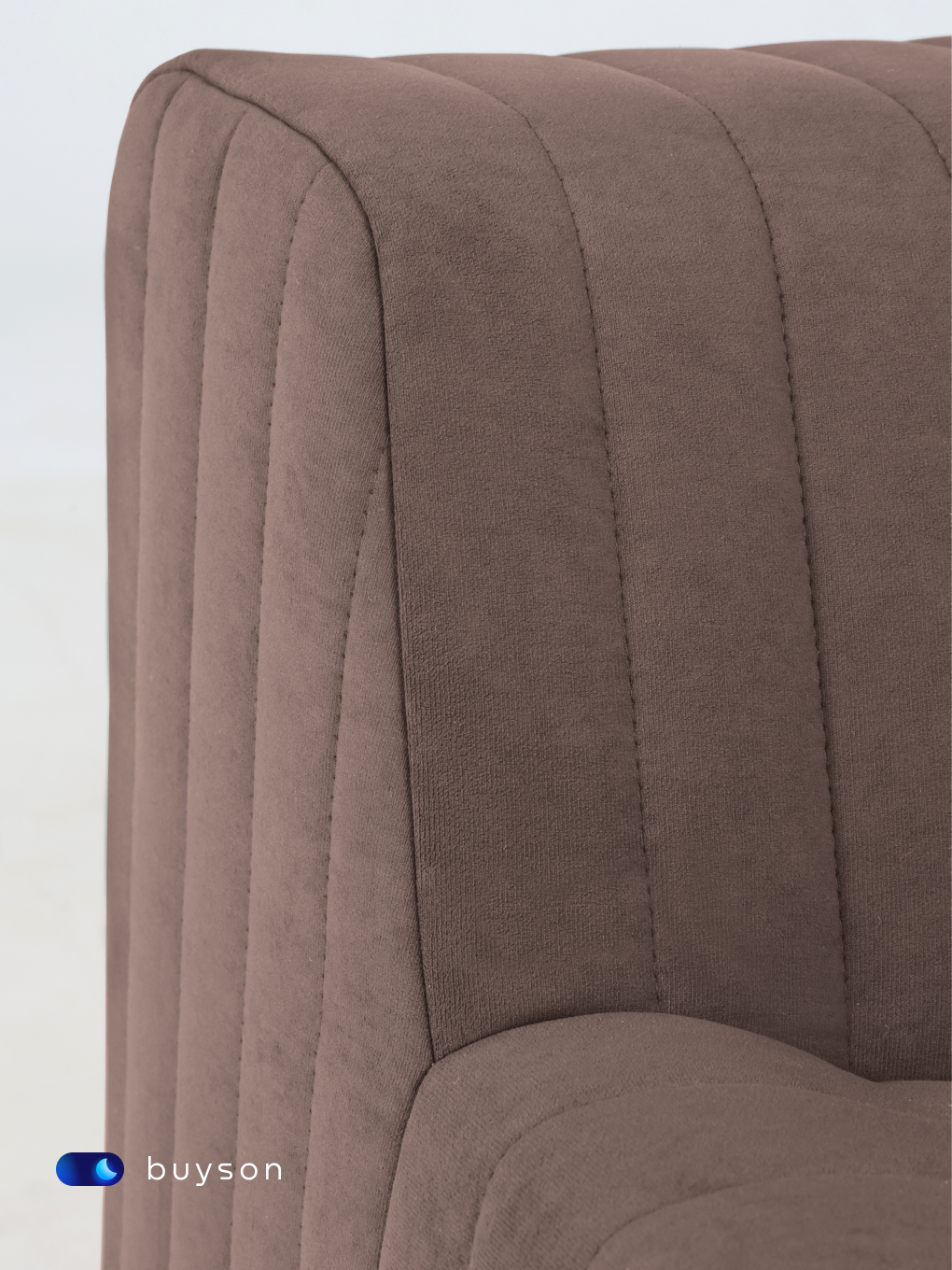 Кресло buyson БайСофт коричневый - фото 5