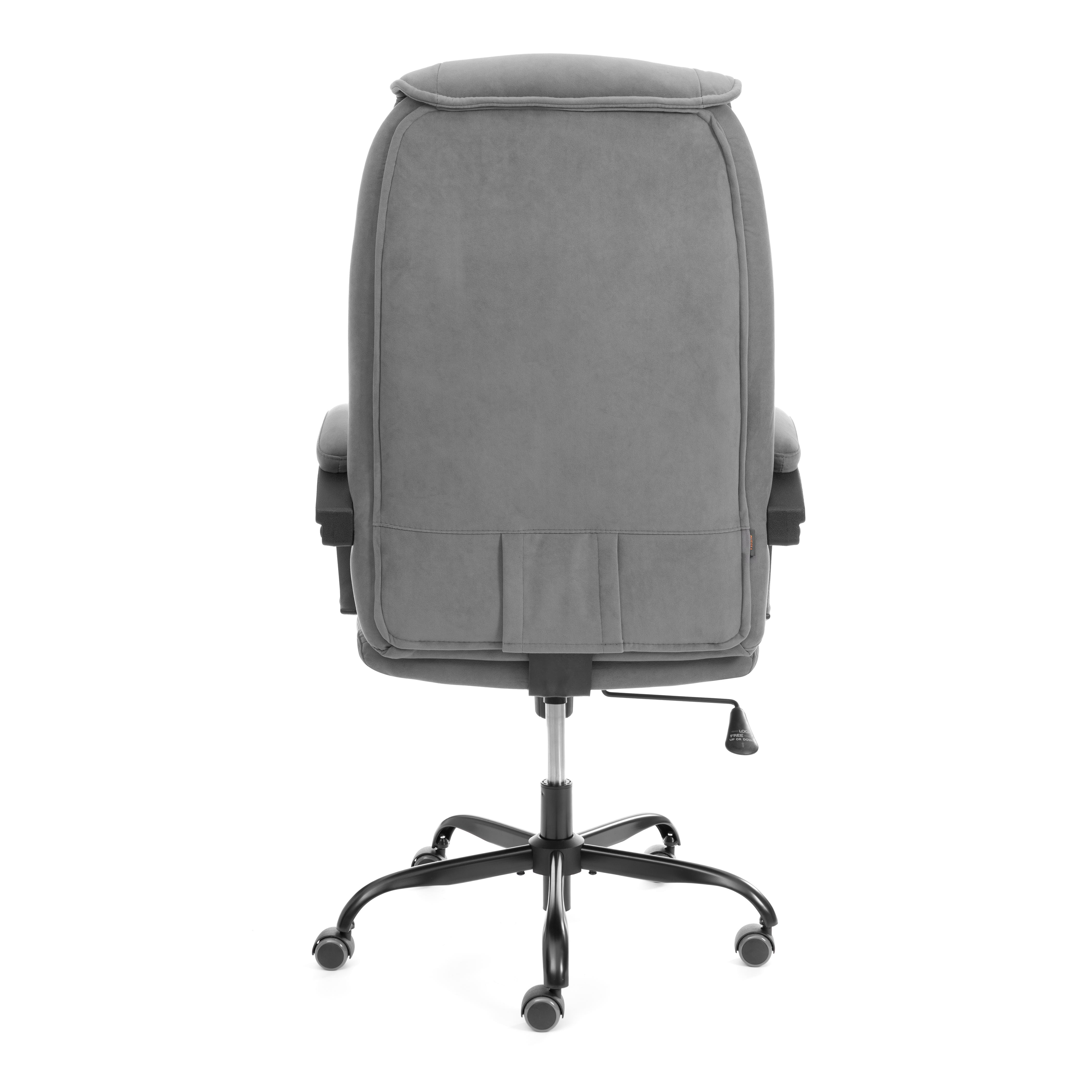 Компьютерное кресло TETCHAIR велюр серый - фото 5