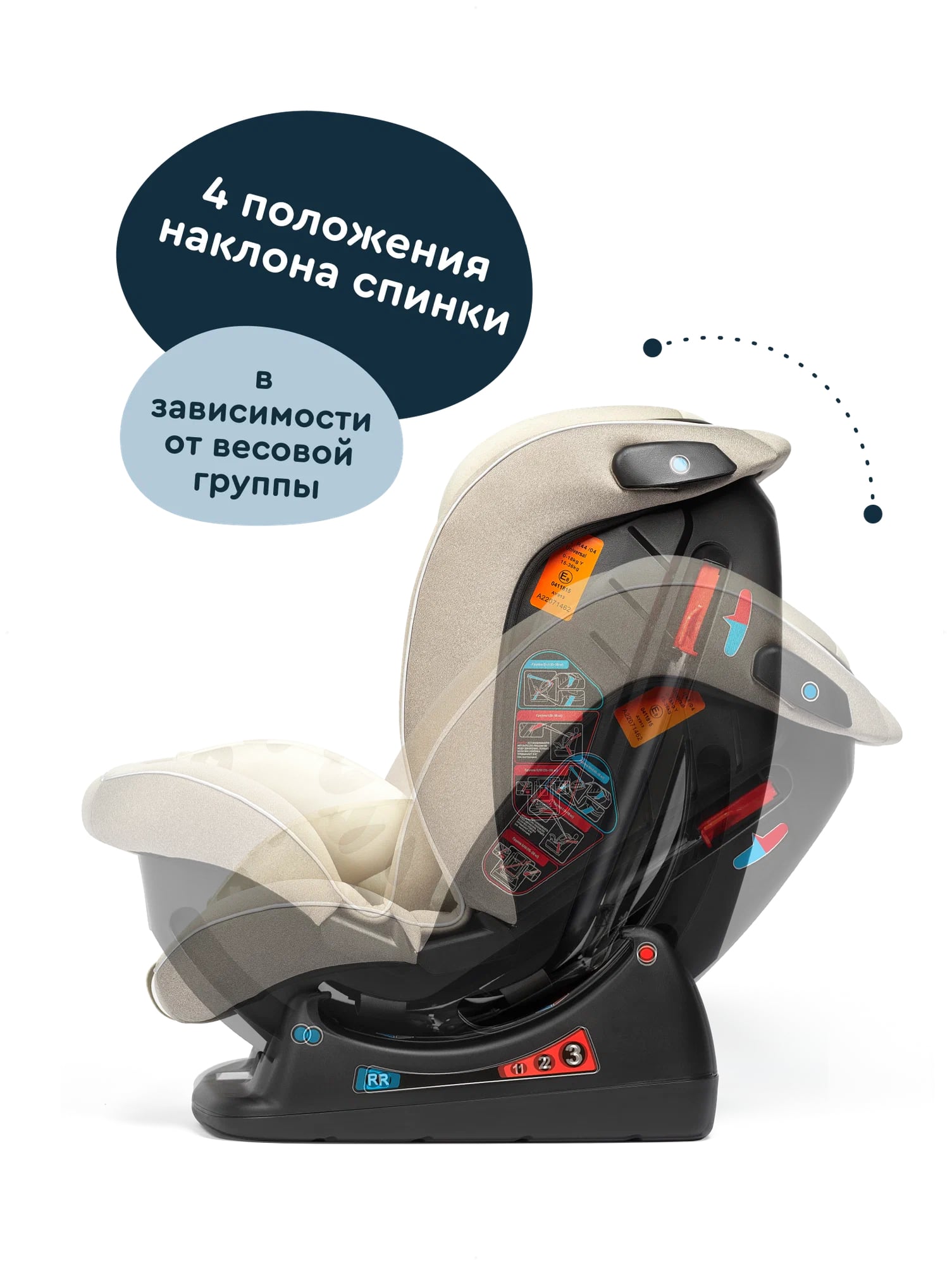 Автокресло Junion Cleo 0+/1/2/3 (0-36 кг) - фото 6