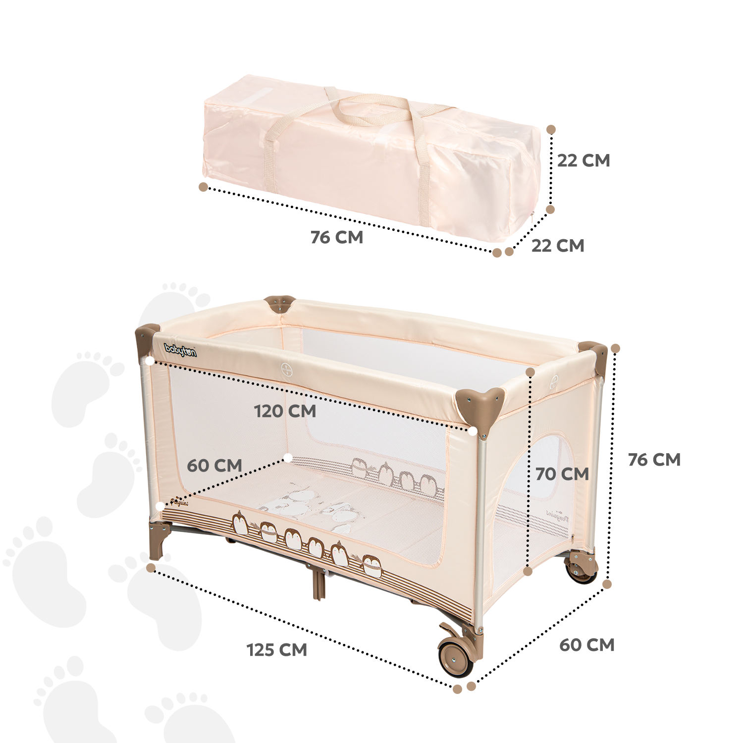 Манеж Babyton Play Box Beige P612 P612 - фото 3