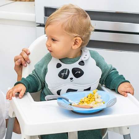 Нагрудник Babyono силикон 1 шт. в ассортименте