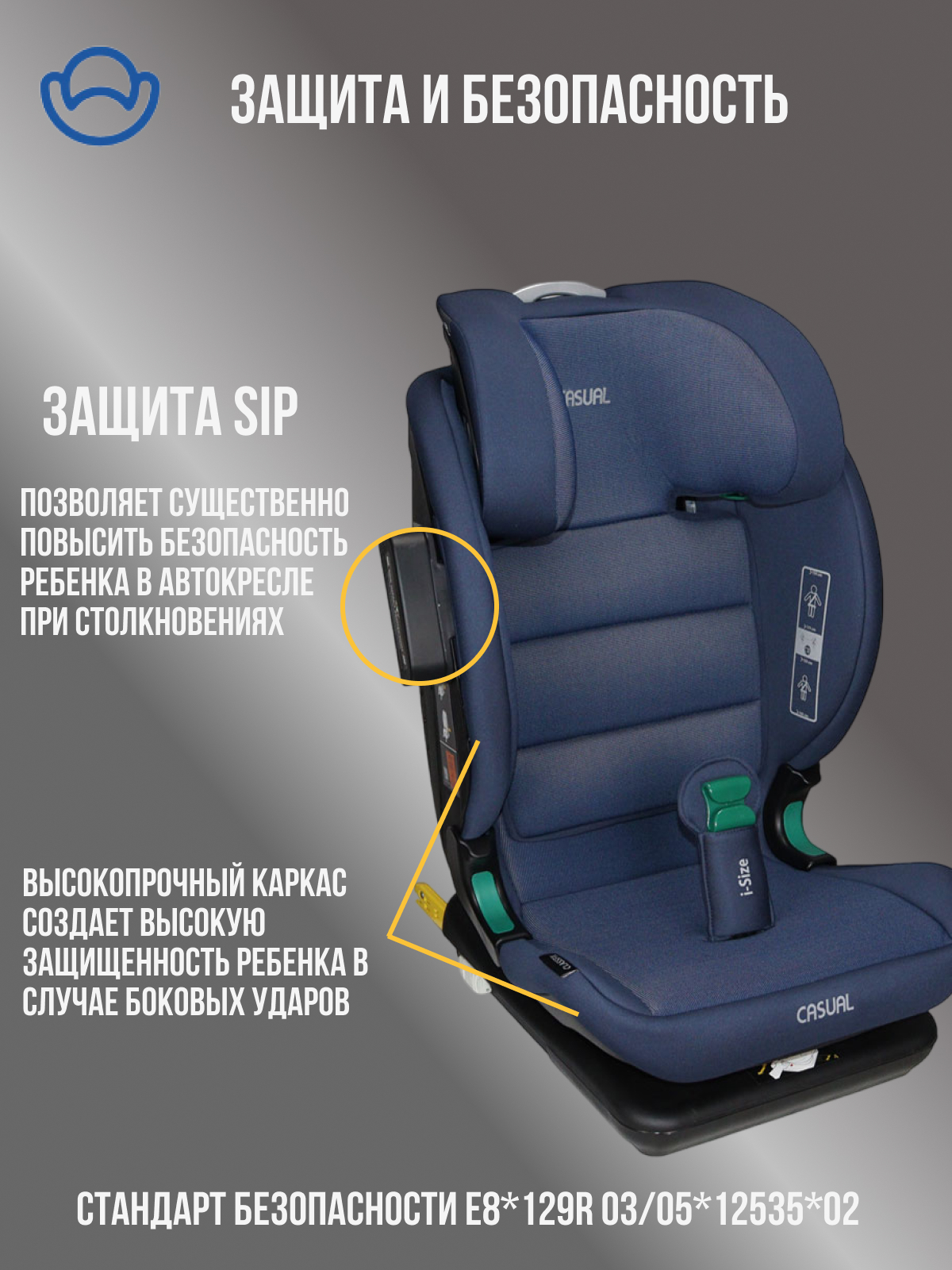 Автокресло Casual Classfix Pro Isofix 2/3 (15-36 кг) - фото 9