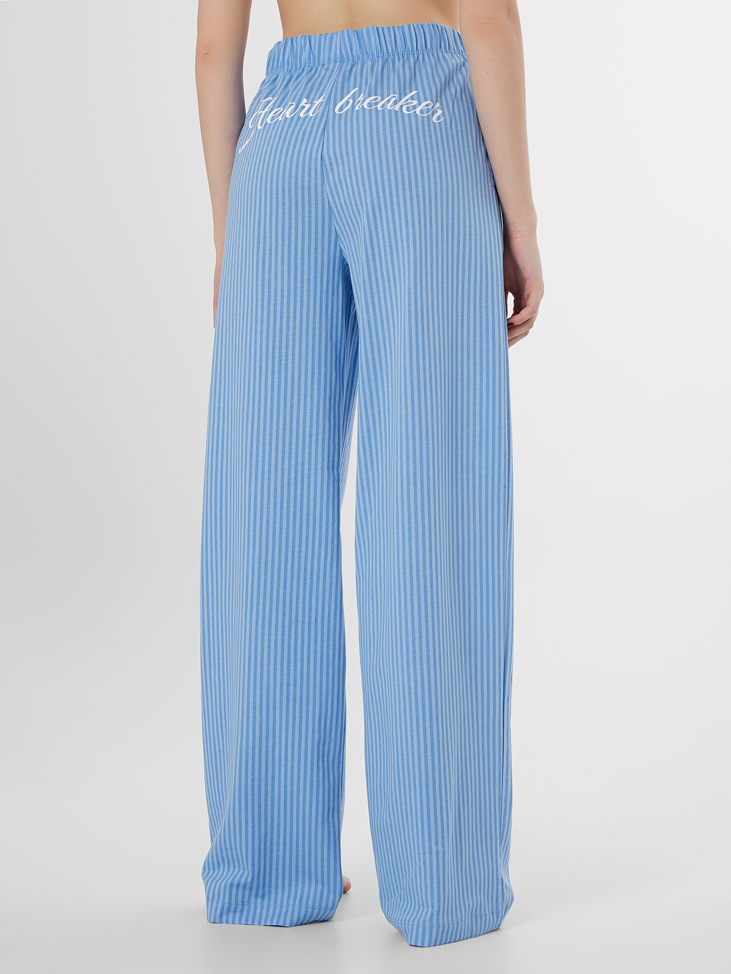 Брюки Mark Formelle (Марк Формэль) 532524-1/сине -голубая полоска +печать - фото 2