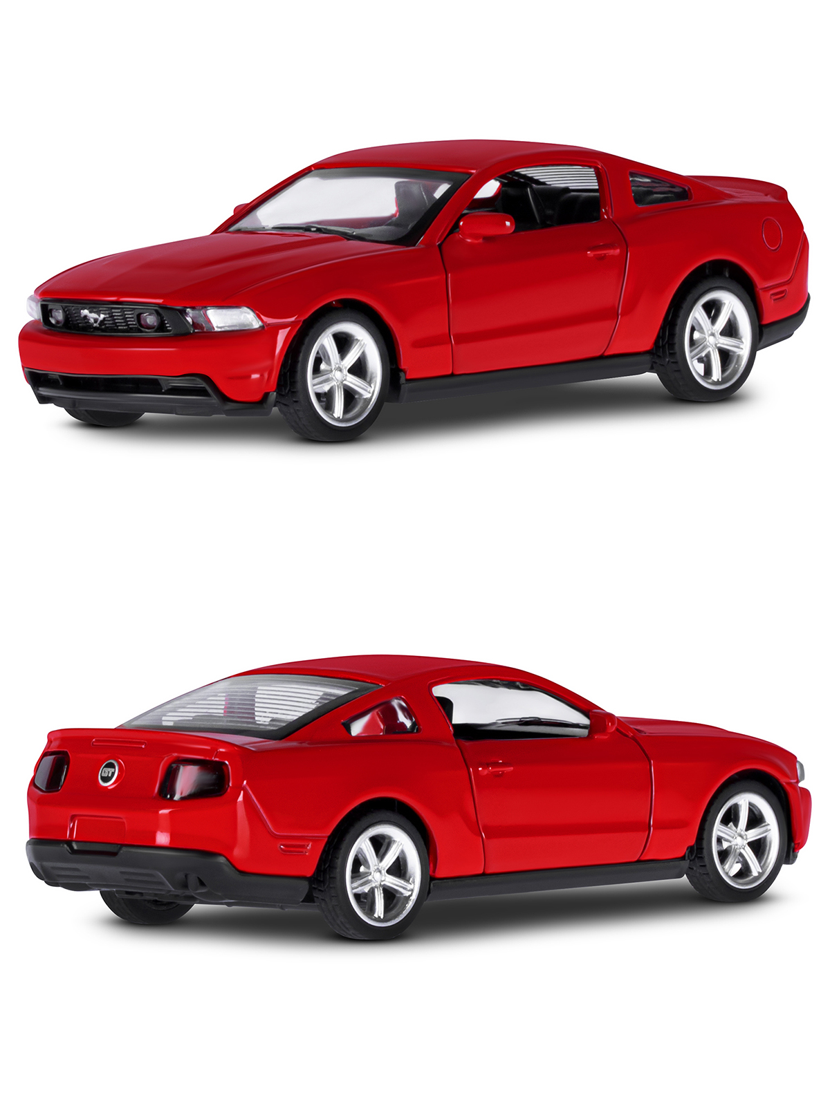 Автомобиль АВТОпанорама Ford Mustang GT 1:43 JB1251254 - фото 6