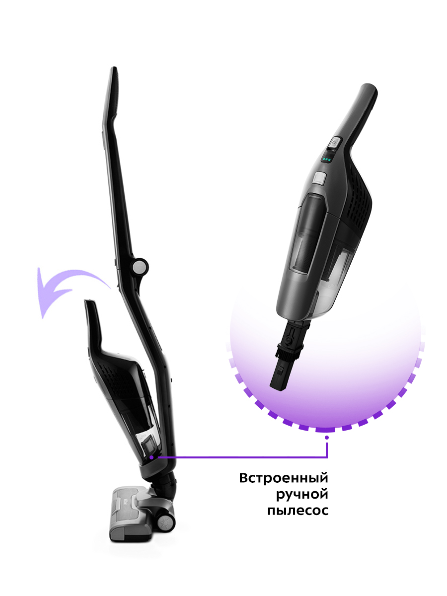 Вертикальный пылесос «3 в 1» KITFORT КТ-594 - фото 3