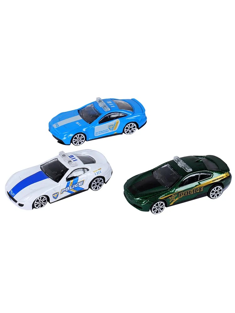 Игровой набор AUTODRIVE Машинки металлические 3шт 1:64 JB0403967 - фото 5