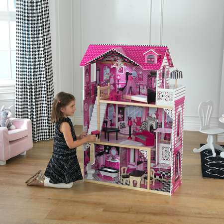 Домик для кукол KidKraft с мебелью