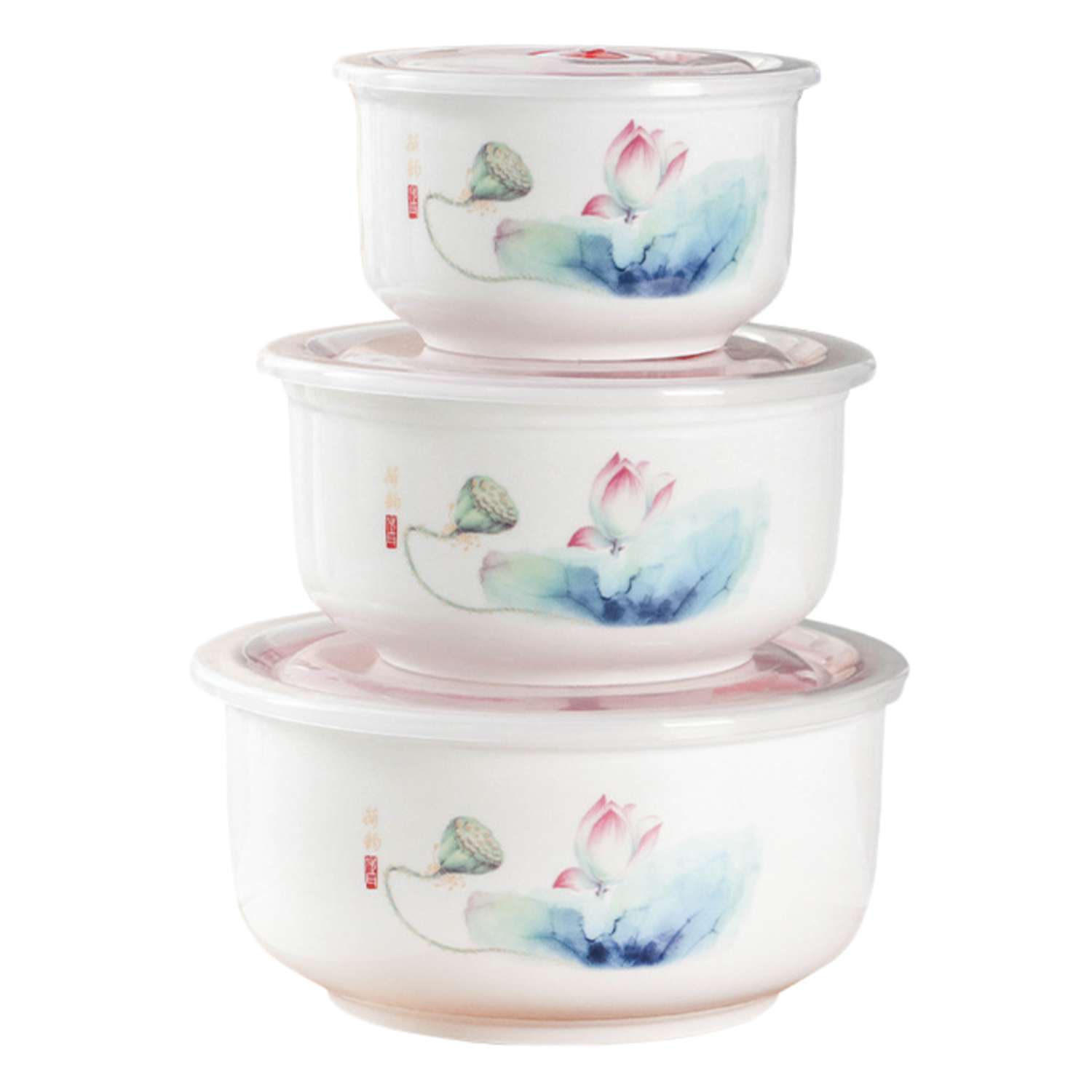 Набор керамических салатников ё 3шт - фото 1