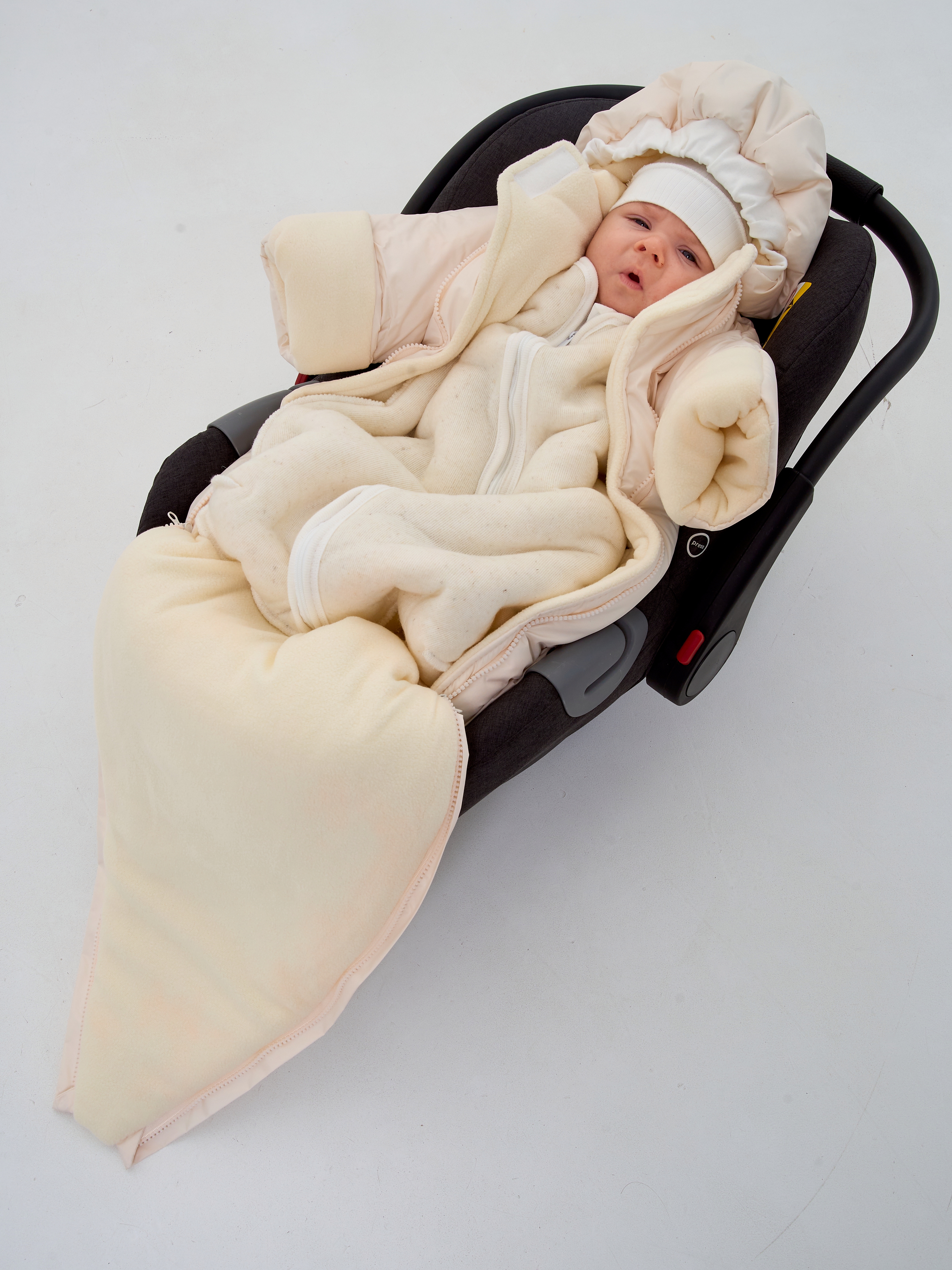 Конверт в коляску Осьминожка бежевый - фото 8