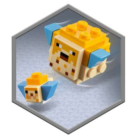 Конструктор LEGO Minecraft Коралловый риф блочный