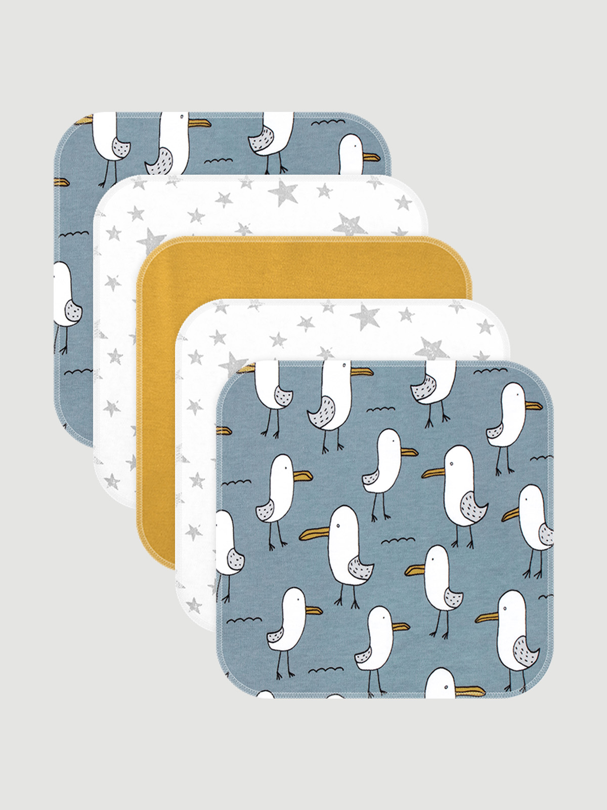 Нагрудник Mjolk текстиль 5 шт. - фото 2