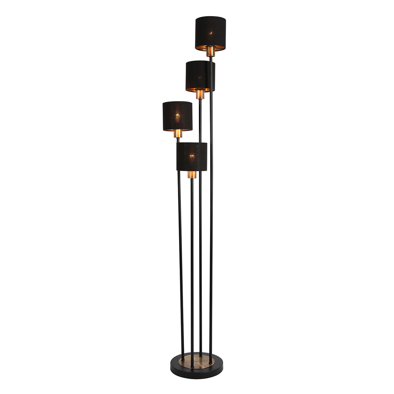 Торшер ESCADA Escada 1109/4 Black/Gold - фото 1