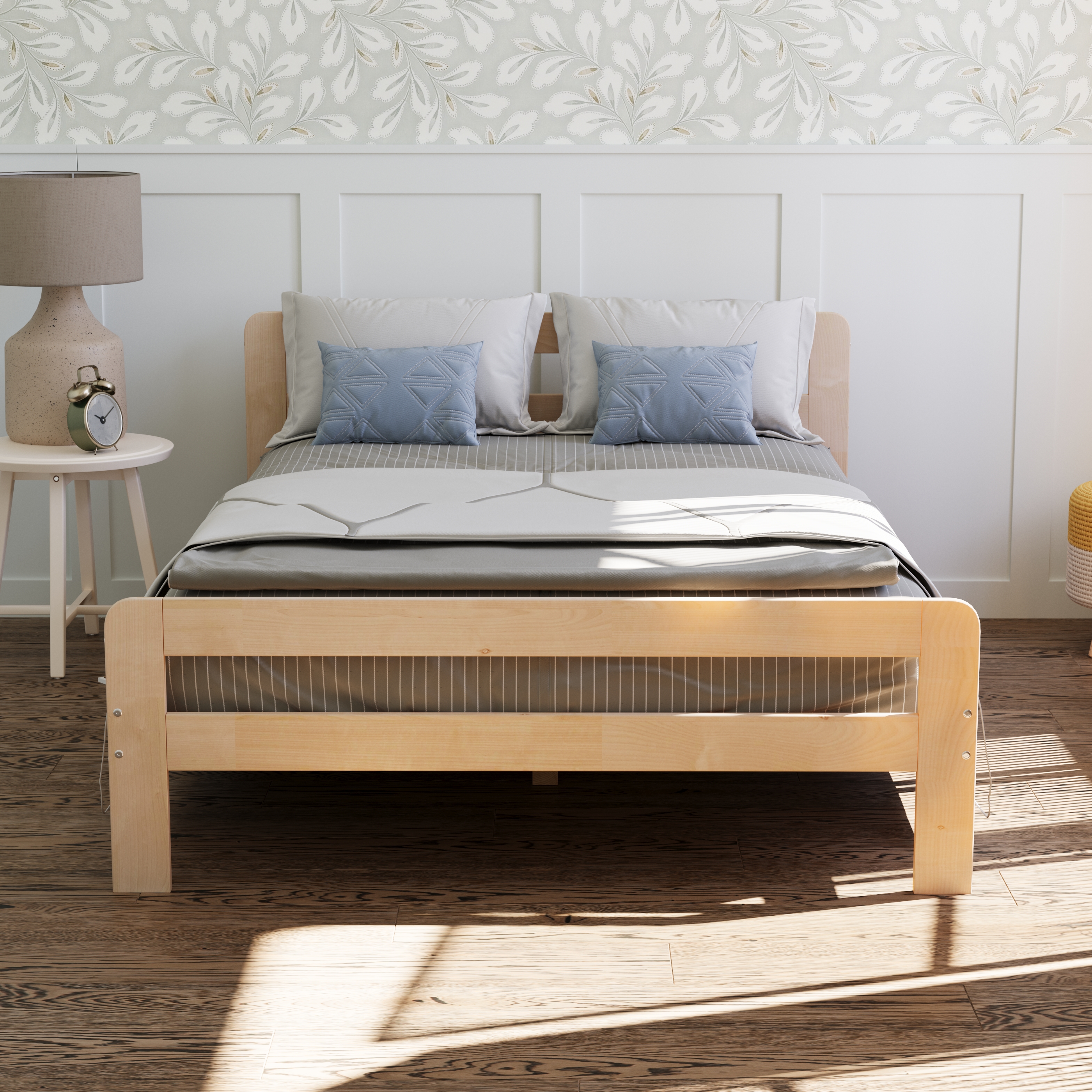 Кровать Alatoys (береза, белый, бежевый) - фото 7