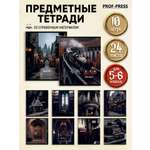 Тетрадь Prof-Press 24 лист. 10 шт. (Иностранный язык, Биология, История, Русский язык, Литература, Алгебра)