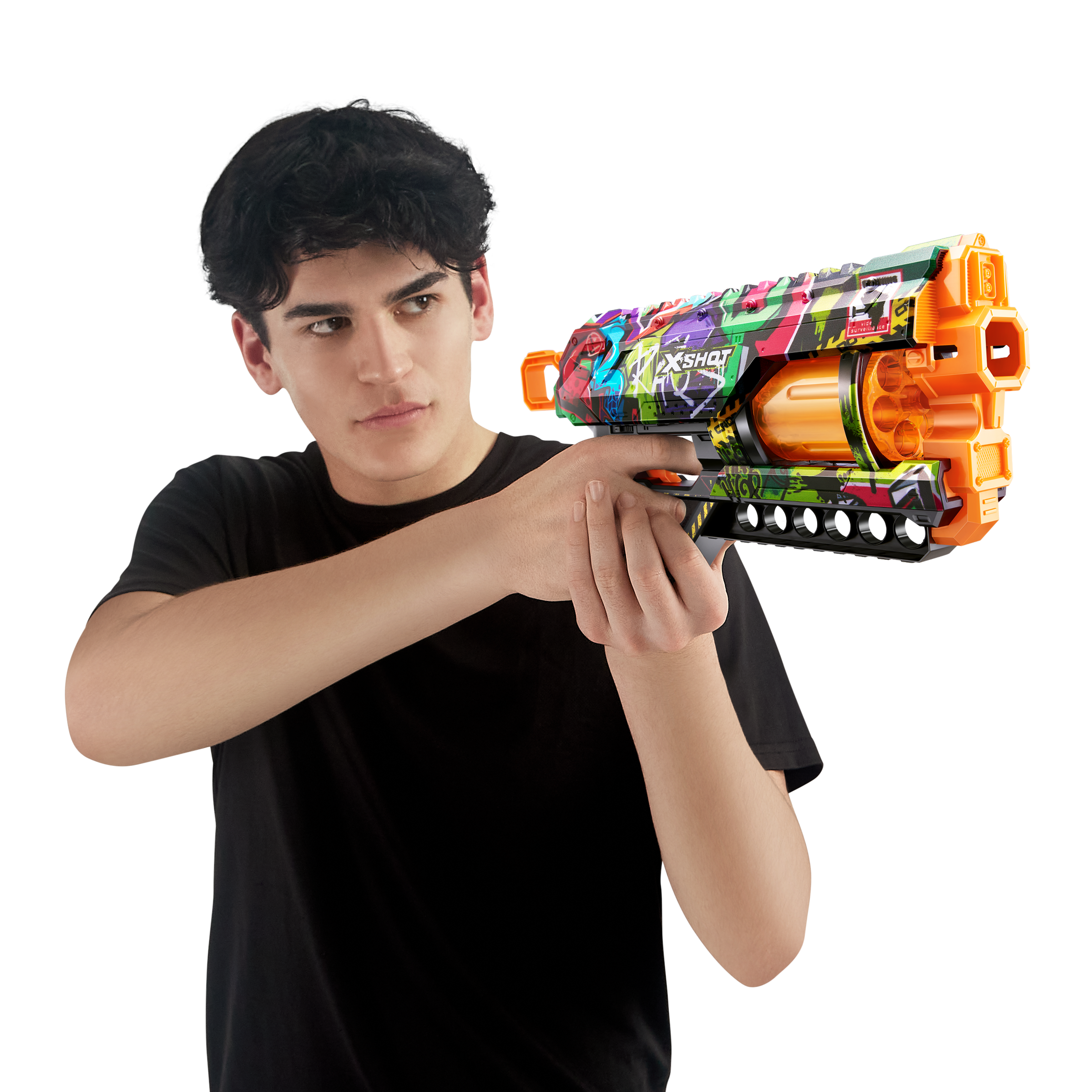 Бластер Zuru XSHOT  Skins Грифер Граффити - фото 7