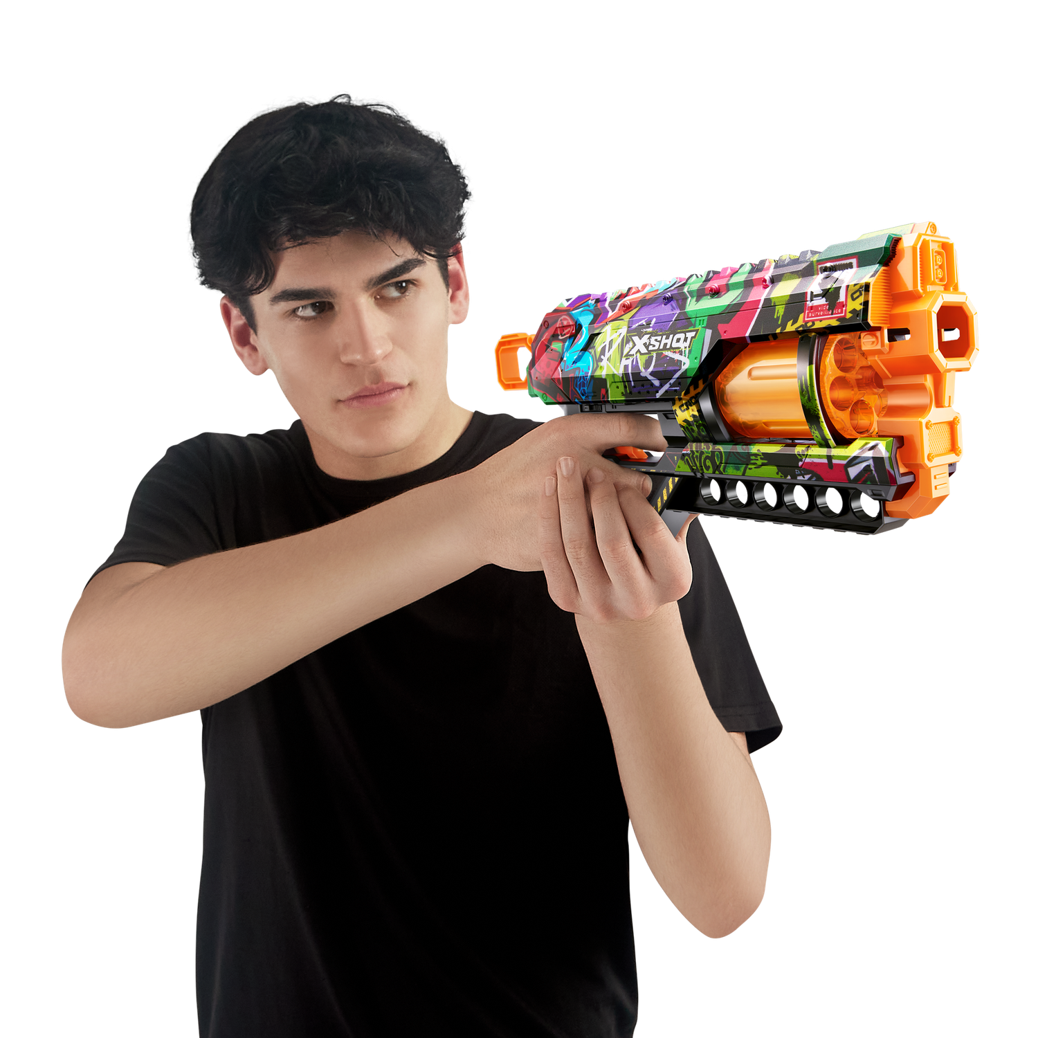 Бластер Zuru XSHOT  Skins Грифер Граффити - фото 7