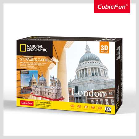 Пазл CubicFun Собор Святого Павла 107 дет 3D