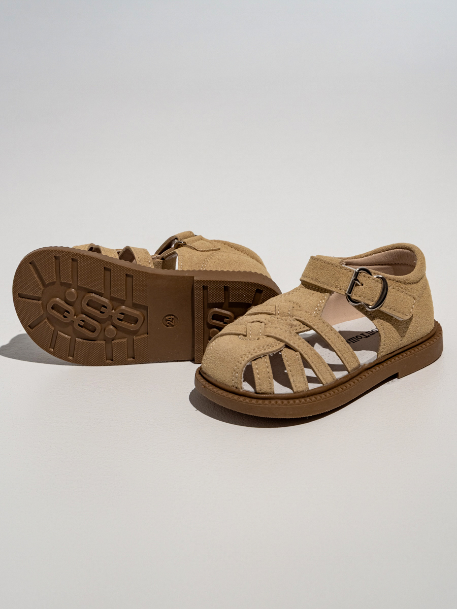 Сандалии ТопТошкин 1241-полос-беж - фото 2