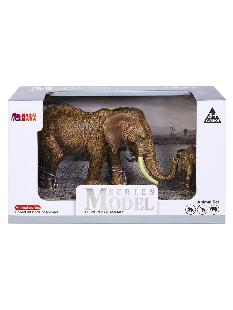 Игровой набор Masai Mara Семья слонов - фото 12