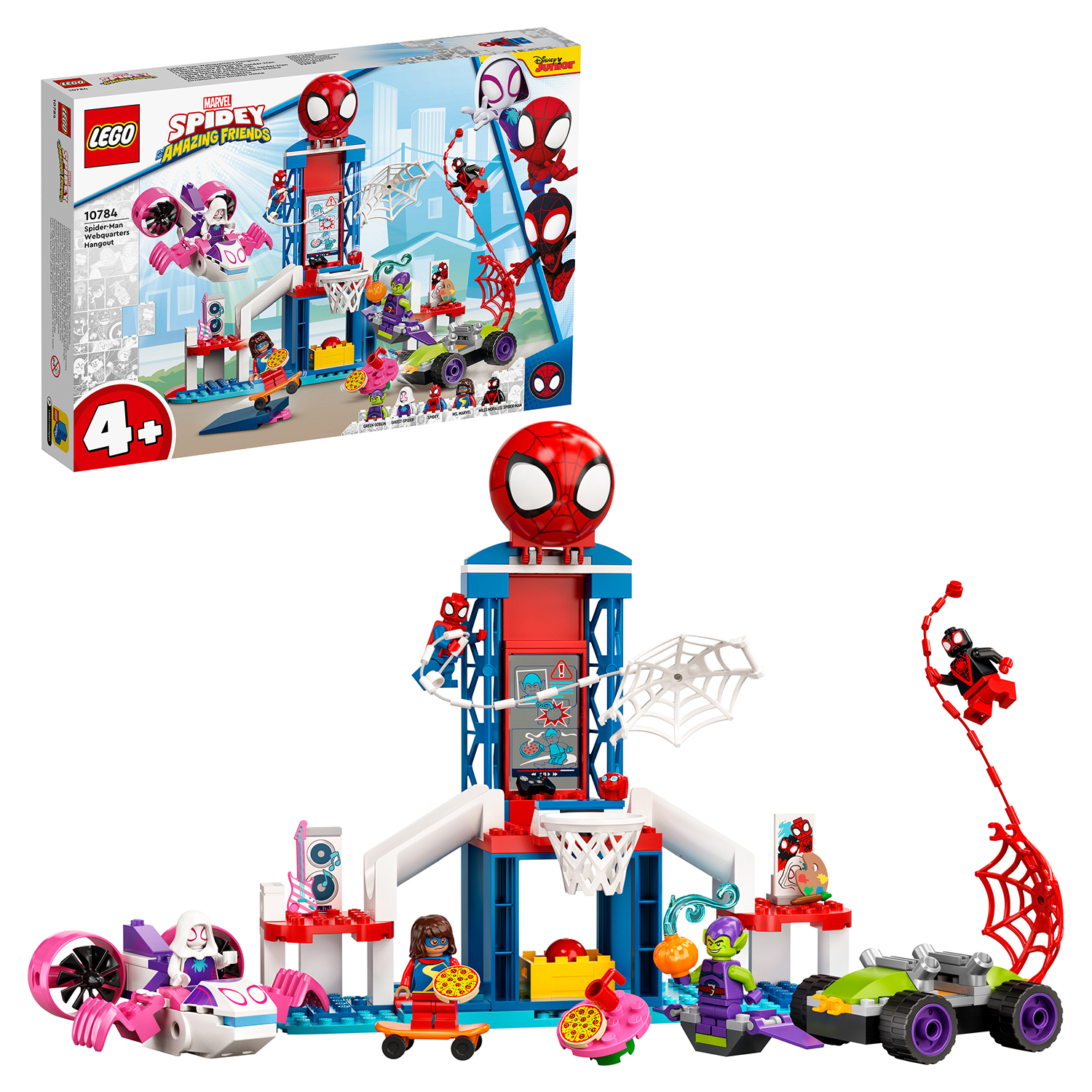 Конструктор LEGO Spidey Вечеринка в штабе блочный - фото 1