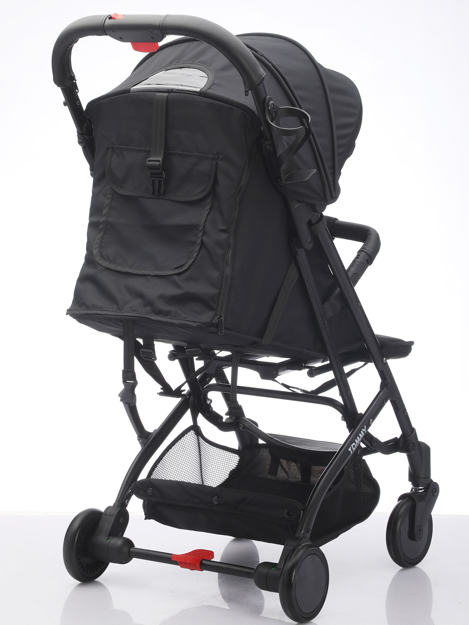 Коляска прогулочная TOMMY Trip черный - фото 5