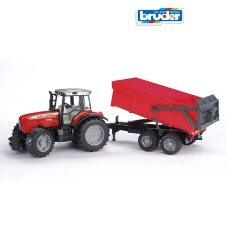Трактор Bruder Massey Ferguson 7480 с прицепом-самосвалом 1:16
