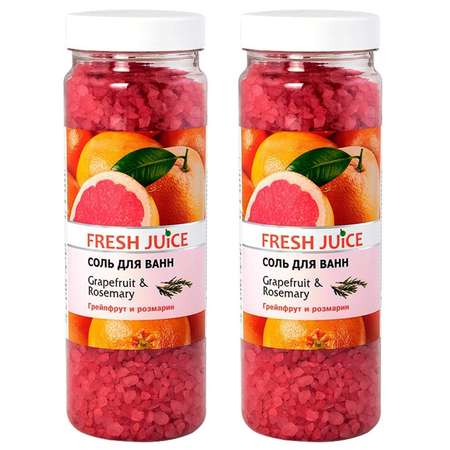 Соль для ванн Fresh Juice 700 мл 2 шт.