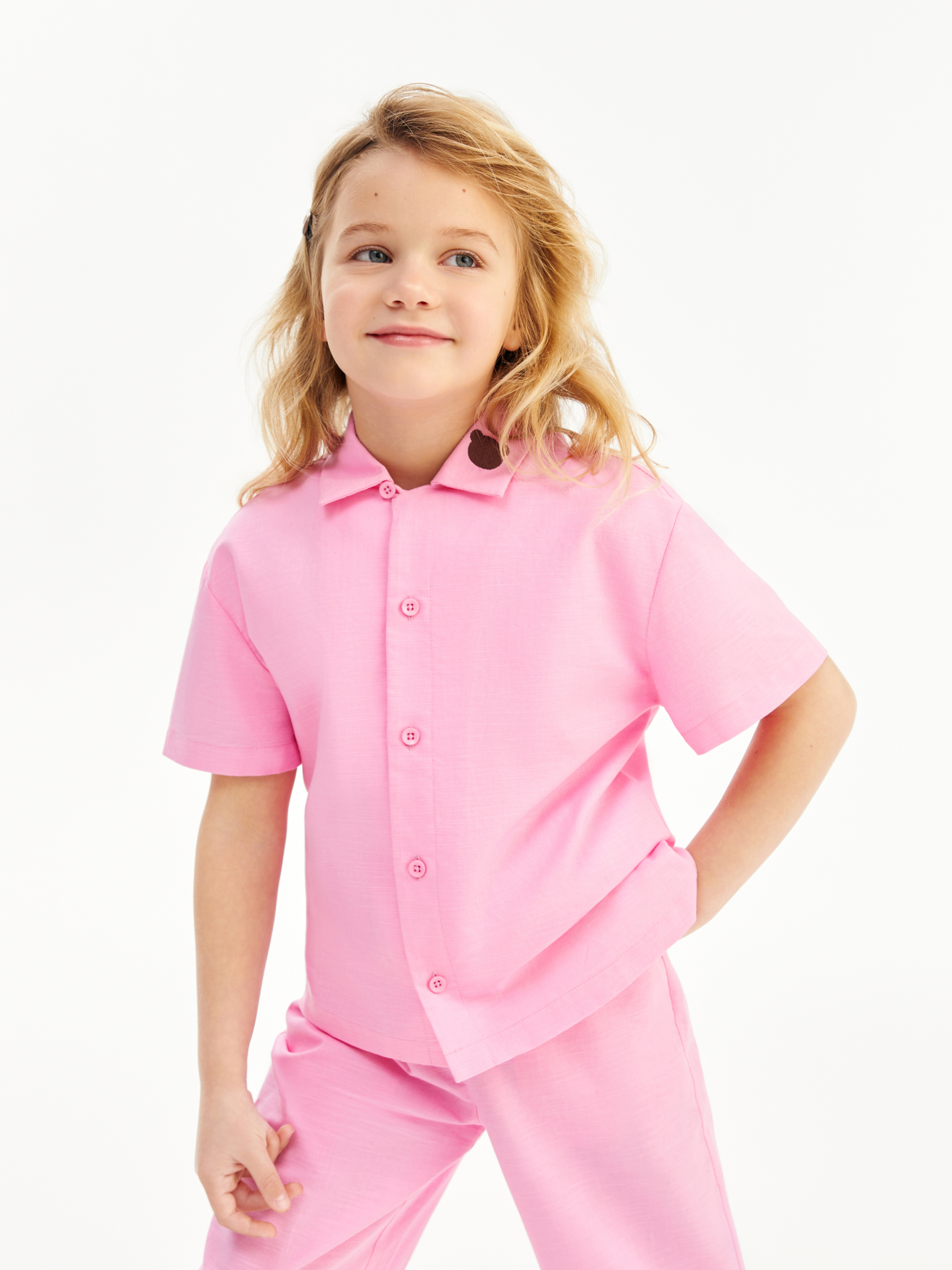 Рубашка Junion 905310.TSHR0018-Pink-2 - фото 4