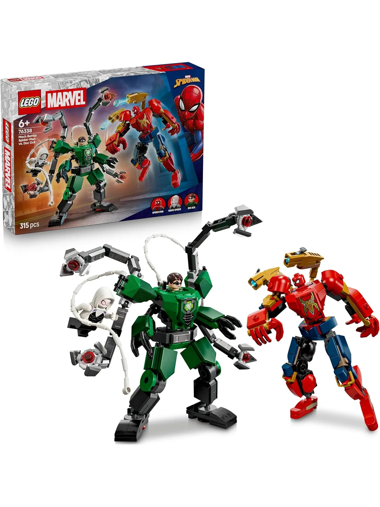 Конструктор LEGO Marvel Super Heroes Человек-паук 315 дет. - фото 1