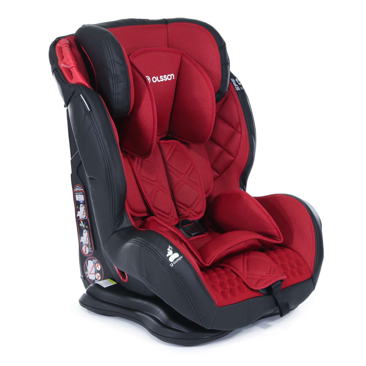 Автокресло Olsson Voyage Red 1/2/3 (9-36 кг) - фото 8