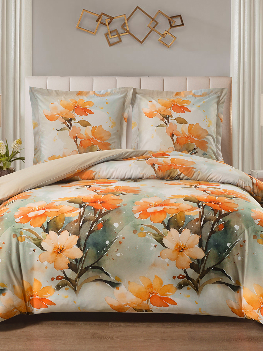 Комплект постельного белья MCotton 1.5-спальный Карлота полутораспальный 4 предм. - фото 1