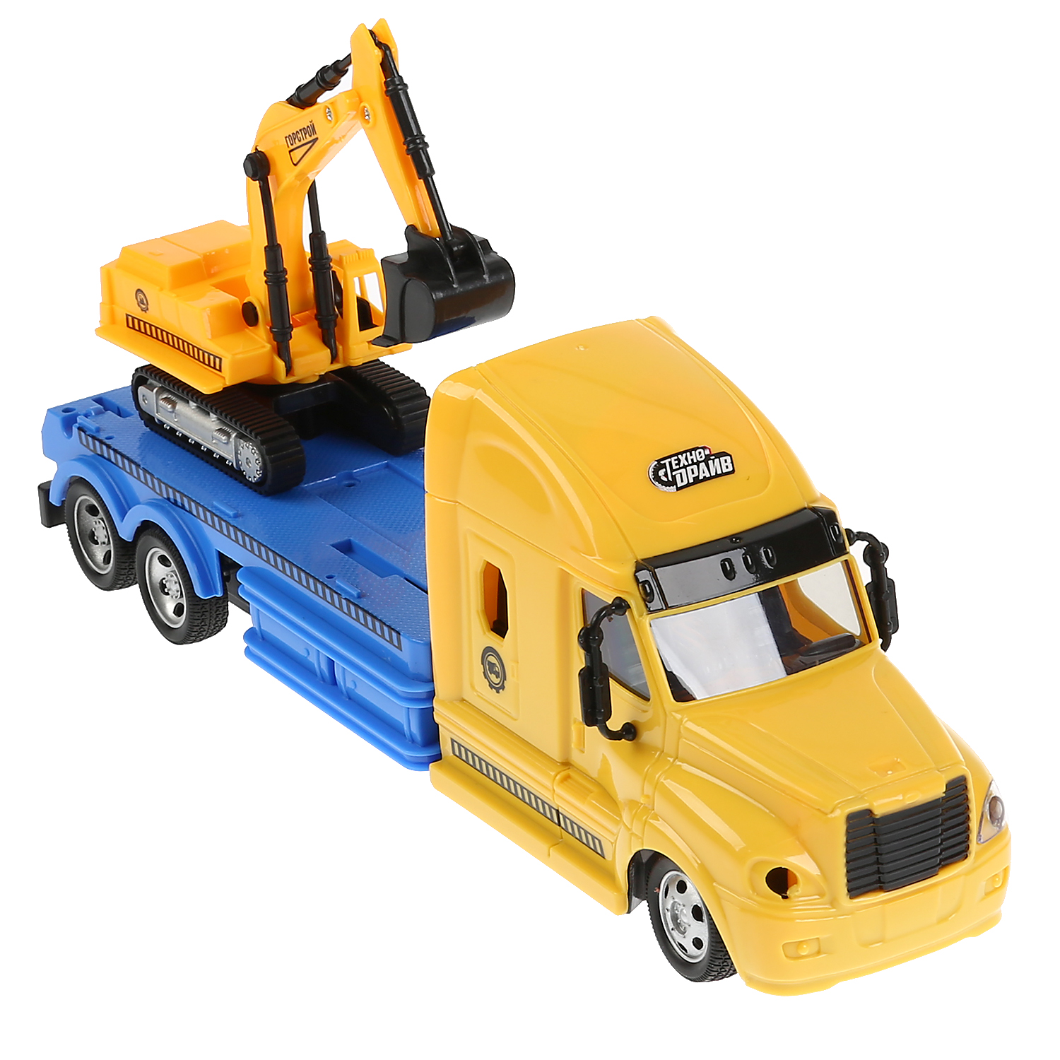 Игровой набор РУ Технодрайв Тягач с экскаватором - фото 6
