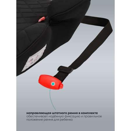 Автокресло Indigo Ground Plus черный графит 3 (22-36 кг) черный