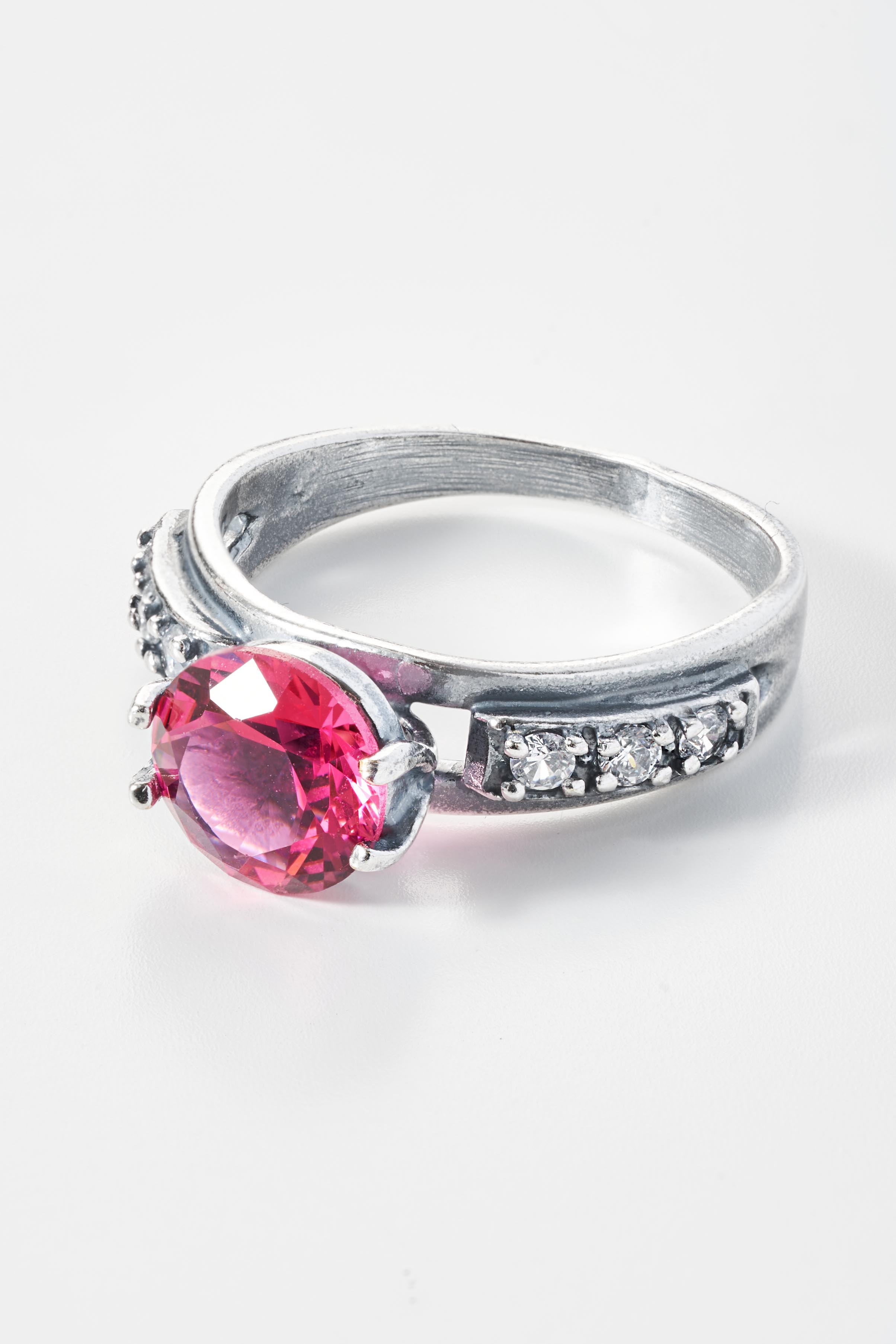 Кольцо Shine and Beauty 80165-319-к-турмалин - фото 1