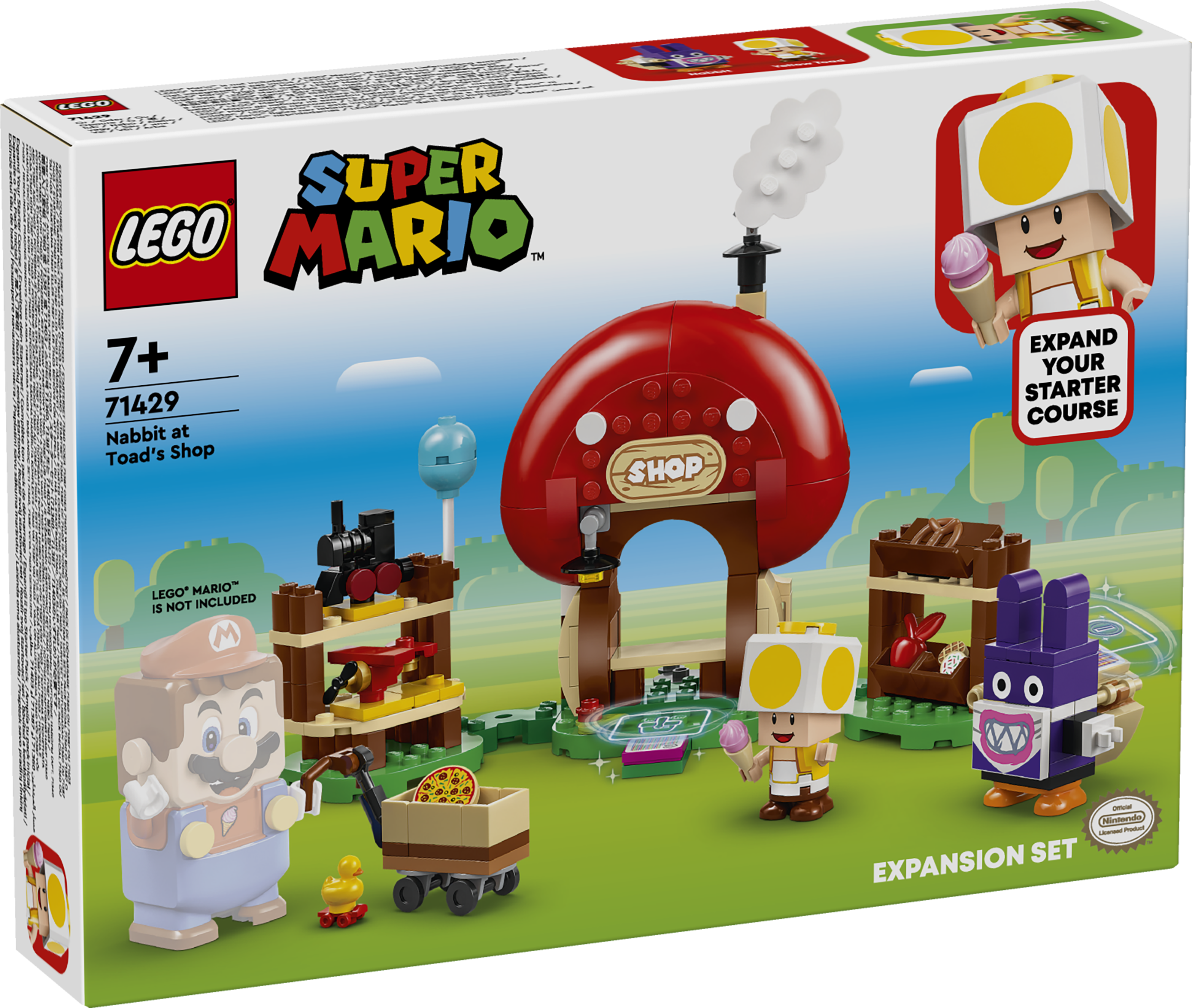 Конструктор LEGO Super Mario Nabbit at Toads Shop 230 дет. - фото 6