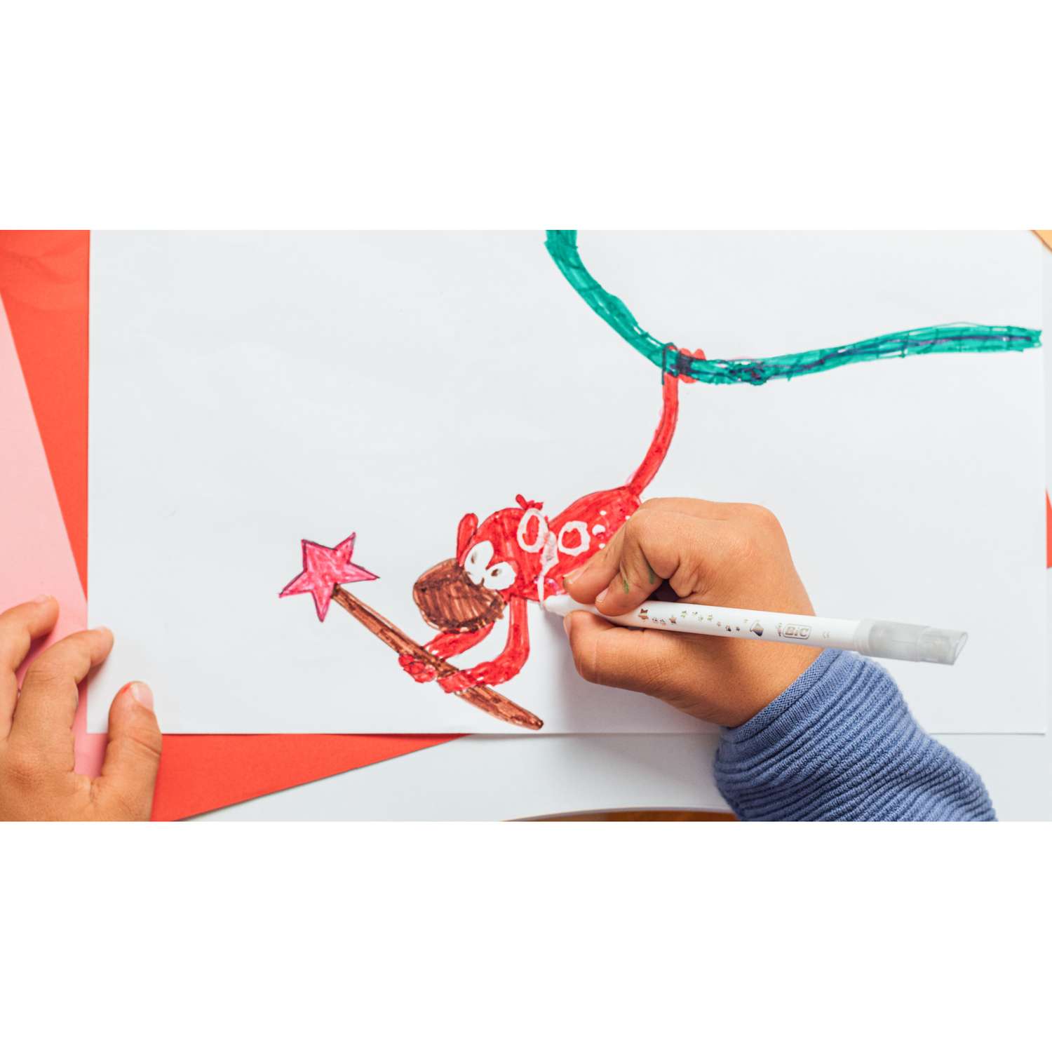 Фломастеры BIC Kids 12 цв. - фото 7